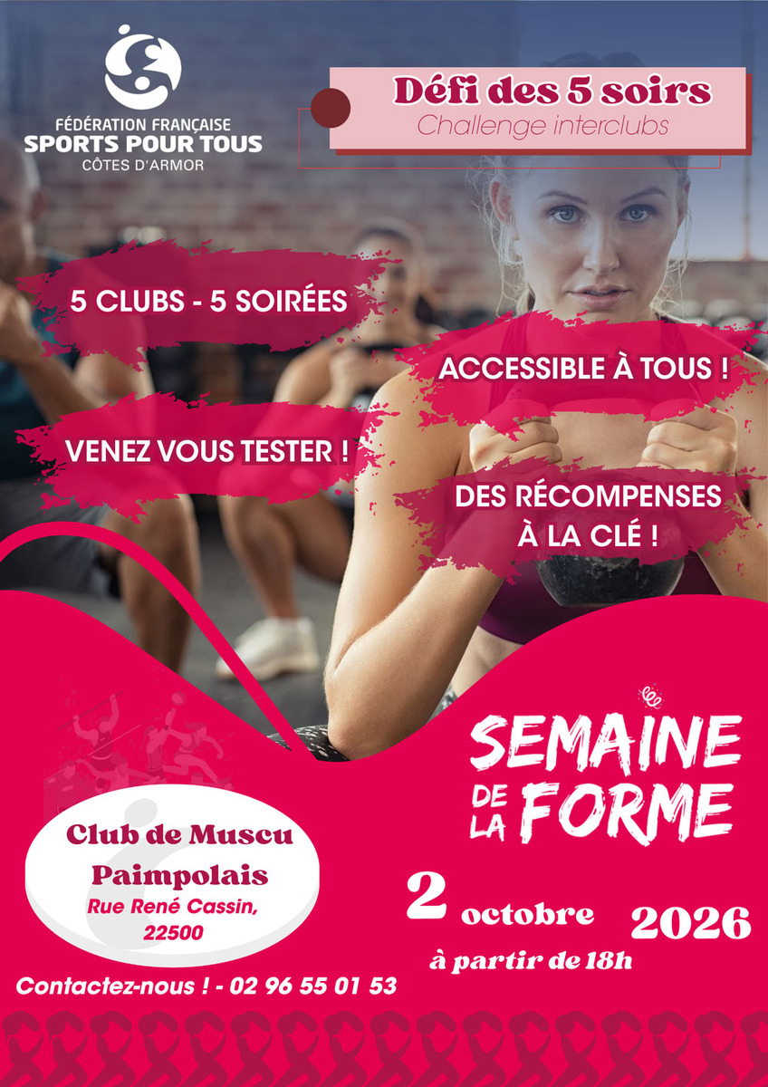 Défi des 5 soirs à 18h