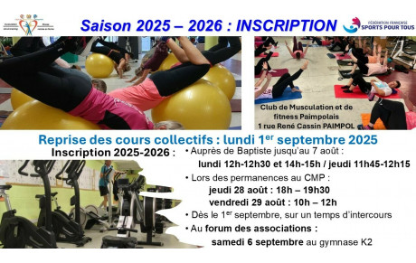 Les documents de la saison 2025-2026 sont en ligne